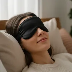 Alaska Bear Silk Eye Mask