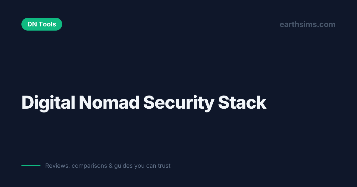 Digital Nomad Security Stack | Earth SIMs