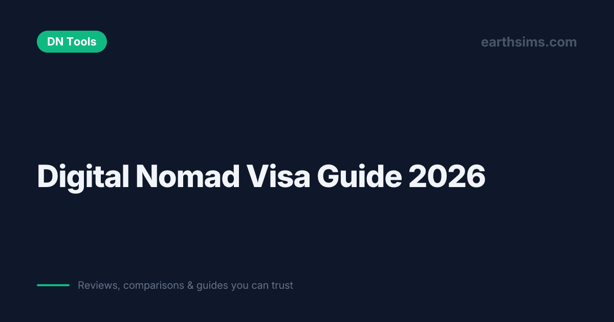 Digital Nomad Visa Guide 2026 | Earth SIMs