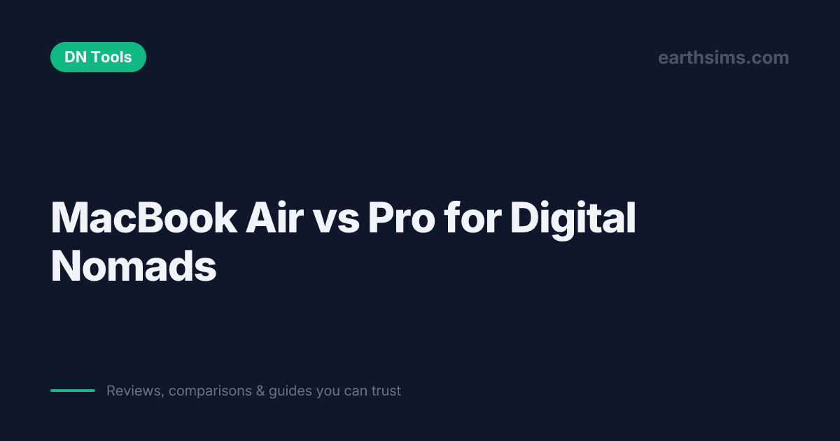 MacBook Air vs Pro for Digital Nomads | Earth SIMs